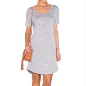 Rag & Bone Melrose Mini Dress in Marl Gray Size Medium Heather Gray
